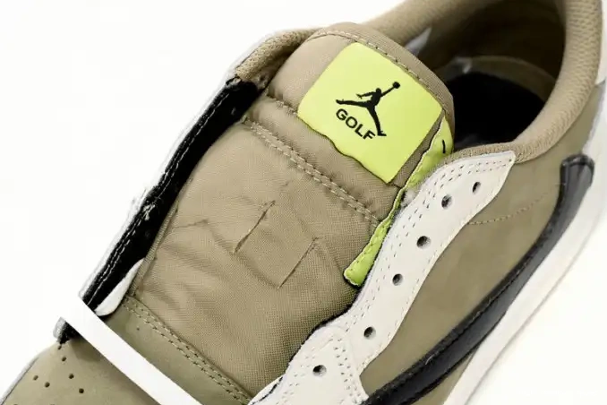 Cheap LUCY x Scott Golf Jordan 1 Low Travis Air FZ3124-200 0427